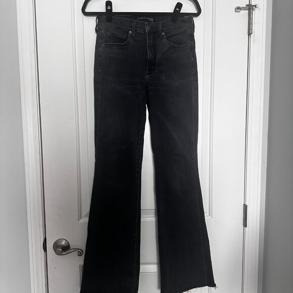 Veronica Beard Leena Bootcut Jean, Raw Hem - Picture 3 of 8